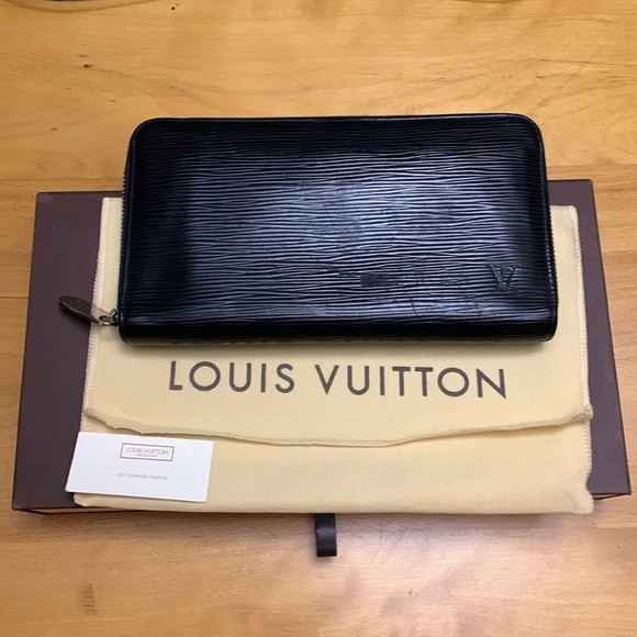 Louis Vuitton 2013 Epi Leather Zippy Organizer Wallet GUC box dustcover - Picture 1 of 14
